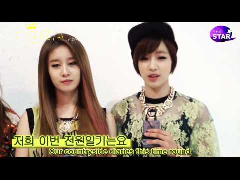 [MYT-ARA SUBS][TheSTAR] 130503 T-ara N4 'Jeonwon Ilgi' Interview