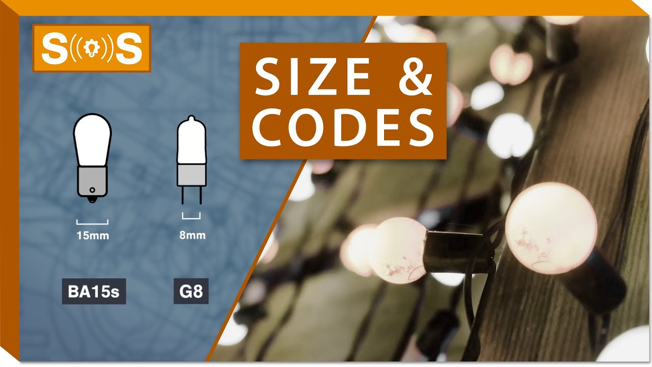 Miniature Light Bulb - Size & Codes | Spec. Sense