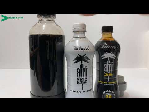 Sodapop afri Cola ohne Zucker Soda Sirup für Wassersprudler wie z.b. Sodapop oder Sodastream (0,5l)