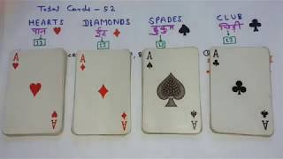 Deck Cards/ताश के पत्ते | 52 पत्तों की ताश की गड्डी | Chapter 15 class 10 maths | How to play cards