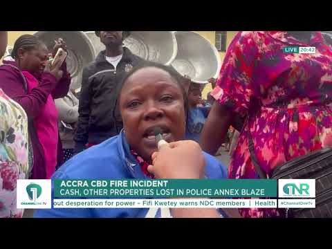 AMA Provides Relief After Fire Destroys Accra Central Police Barracks Annex
