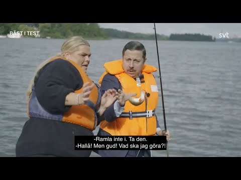 Bäst i test (S6 EP8) Johanna Nordström tycker att fiskar är läskiga