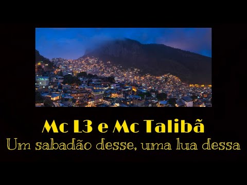 UM SABADÃO DESSE, UMA LUA DESSA - Mc L3 e Mc Tabilã (Tipografia para Status)
