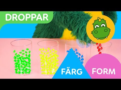 Bolibompa Mini: Färg & Form – Draken sprayar droppar