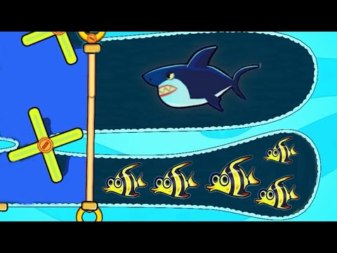 New save the fish game / New updated save  fish pull the pin mobile game / level 11187 - 11207