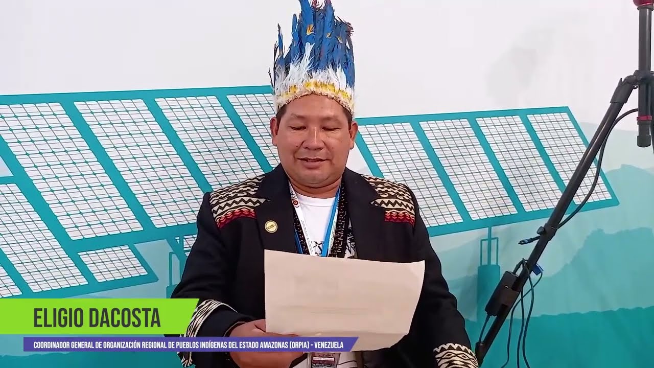 Defensores y defensoras indígenas en la COP26 –  Eligio Dacosta / coordinador general de ORPIA