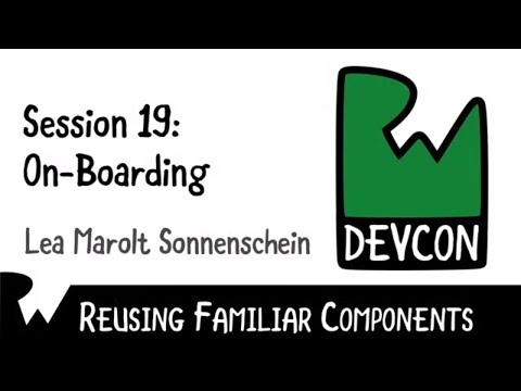 Engaging On Boarding Lea Marolt Sonnenschein Live Tutorial Session RWDevCon 20178