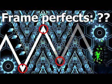 Sonic Wave Infinity with Frame Perfects counter — Geometry Dash