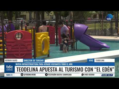 TEODELINA | PRESENTARON EL COMPLEJO “EL EDÉN” CON LA PILETA MÁS GRANDE DEL PAÍS