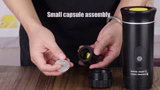 Cestovní kávovar na espresso 3v1