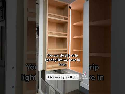 Make your new cabinets pop with some interior lighting! 🤩 #cabinets #cabinetaccessories