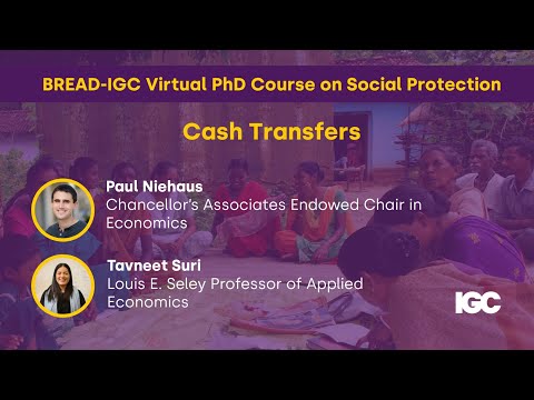 BREAD-IGC virtual PhD course on social protection 2025: Week 3