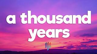 Download lagu Christina Perri - A Thousand Years (Lyrics) mp3
