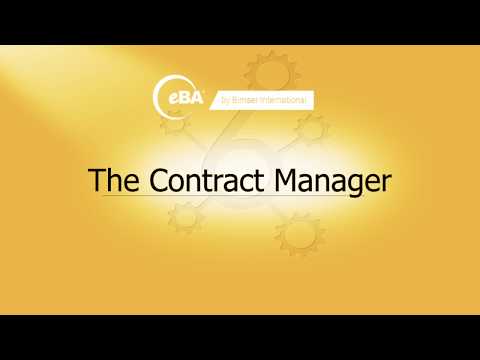 eBA: The Contract Manager for Acumatica Solution ( Version 1 : 5 minutes)