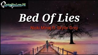 Bed Of Lies - Nicki Minaj ft. Skylar Grey | LYRICS 🎵