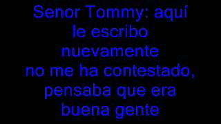 Querido tommy con letra Tommy Torres