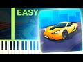 RACE MASTER 3D THEME EASY Piano Tutorial