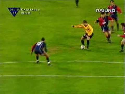 Adrian Mutu 09 02 2000 Coppa Italia Cagliari Inter 1 3