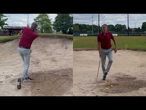 Hoe krijg je de bal hoog en zacht uit de bunker