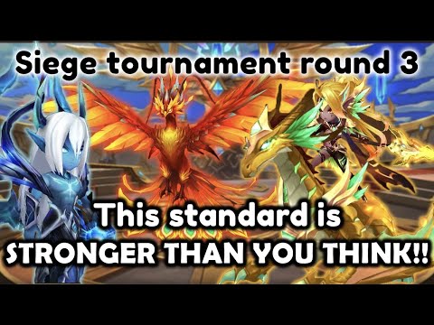 This Standard Def is STRONGER THAN YOU THINK! Siege Tournament Round 3 - Squad Zero - Summoners war