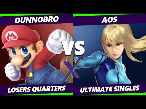 S@X 457 Losers Quarters - Dunnobro (Mario) Vs. AoS (ZSS) Smash Ultimate - SSBU