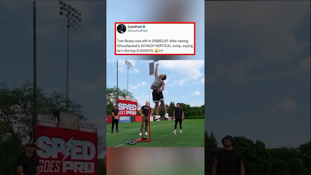 Speeds vertical had Tom Brady SHOOK😭