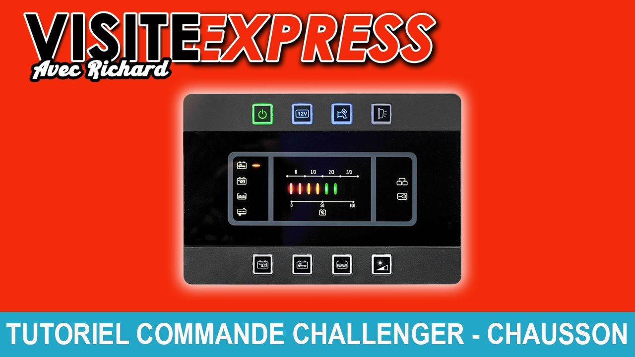 TUTORIEL CAMPING-CAR - LA COMMANDE CBE PC 180