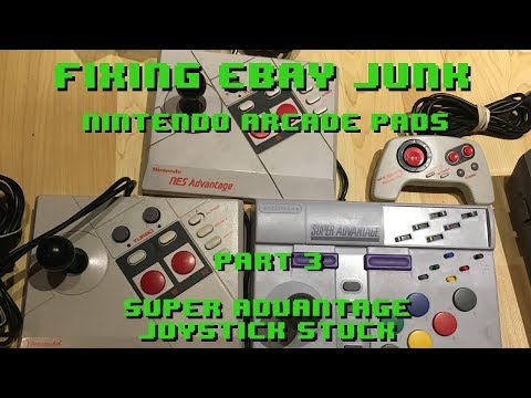 Fixing eBay Junk - Nintendo Arcade Pads Part 3 - Super Advantage Joystick Stuck