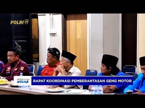 RAPAT KOORDINASI PEMBERANTASAN GENG MOTOR POLRESTA CIREBON