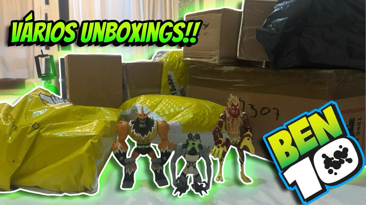 ÉPICO UNBOXING DE BONECOS DO BEN 10