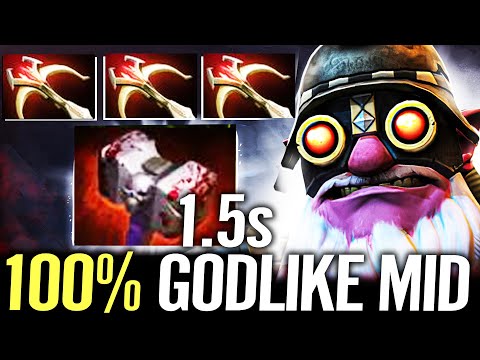 🔥 1.5SEC BASHER Sniper MID IS BACK — MoM + Daedalus 100% Headshot GODLIKE Gunner Dota 2 Pro