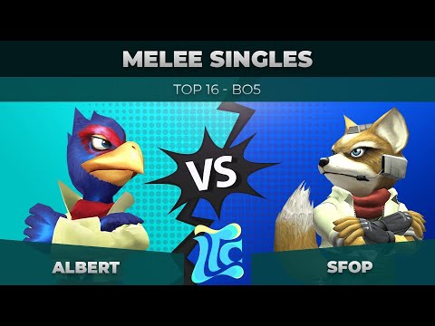 Albert vs SFOP - Melee Singles: Top 16 - Low Tide City | Falco vs Fox