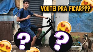 VOLTEI A GRAVAR COM                                            MINHA BIKE MONTADINHA