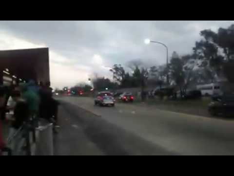 En la salida de la Cancha de San Lorenzo