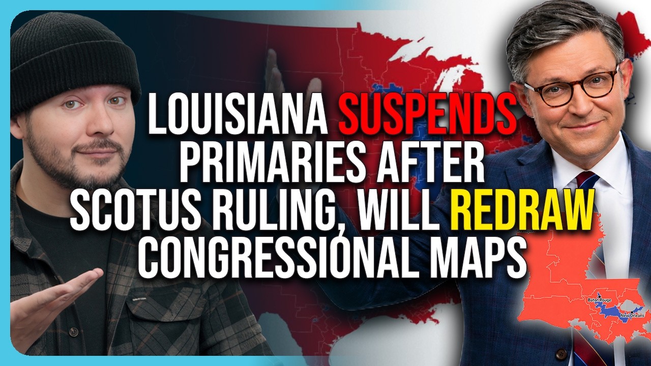 Louisiana SUSPENDS Primaries After SCOTUS Ruling, Will Redraw Congressional Maps