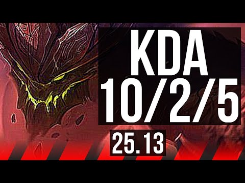 MALPHITE vs GNAR (TOP) | 10/2/5, Godlike | EUW Master | 25.13