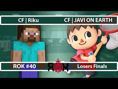 CF | Riku (Steve) vs CF | JAVI ON EARTH (Villager) - ROK Smash Ultimate #40 - Losers Finals