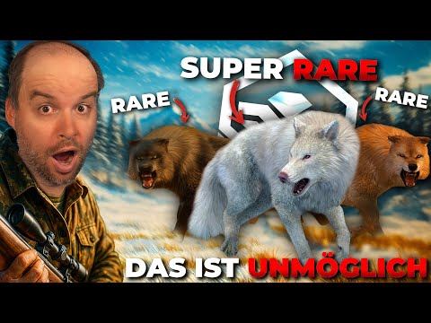 So etwas hat in The Hunter noch NIE jemand erlebt! 😱 3 Rares + Super Rare Diamantwolf! 🐺💎 + TUTORIAL