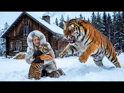 Eine 80-Jährige Frau Rettete ein fast erfrorenes Tigerjunges. Was Dann Geschah, Schockierte Alle!