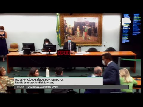 Cédulas físicas para plebiscitos - Instalação e eleição do presidente e vices - 13/05/21