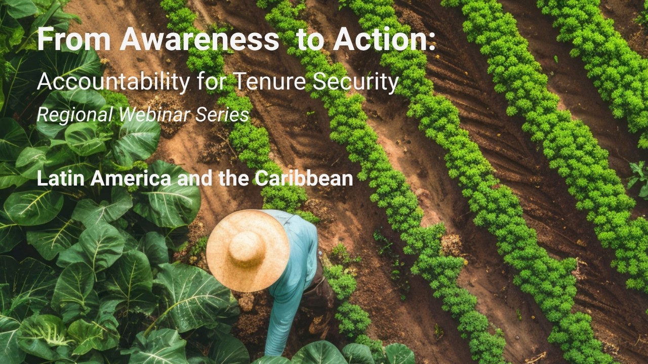 Land tenure webinar for the Latin America and Caribbean region