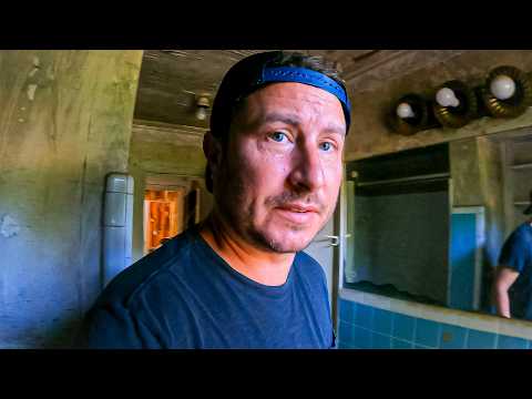 What Happened Here?! Uncovering Bizarre Construction + Bathroom Demo  My Abandoned House Ep.20
