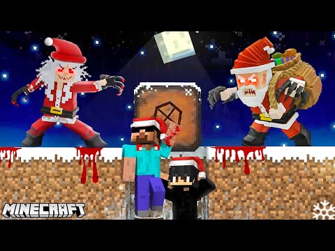 We Created BUNKER to Survive EVIL SANTA in Minecraft! @ProBoiz95