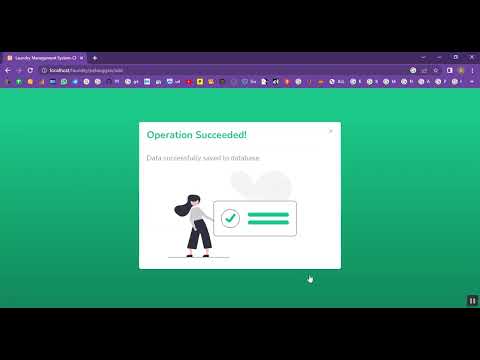 Laundry Expenditure Report System in PHP Application Projects