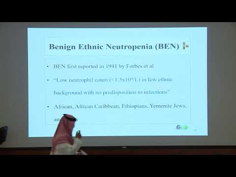 Hematological Reference Interference (RIs) in Saudi Arabia – Dr. Naila Shaheen (Sep 30-Oct 1, 2022)