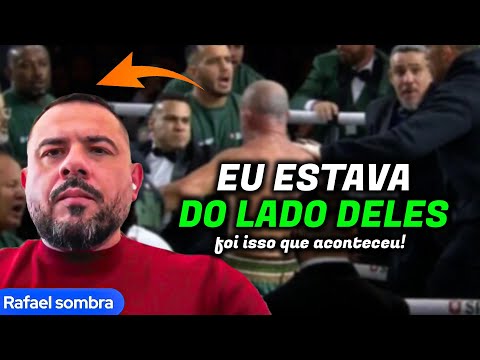 EXCLUSIVE! UFC COACH who was on POPÓ and WANDERLEI SILVA's side in the FIGHT: Rafael Sombra
