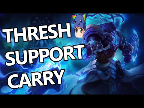 League of Legends - Thresh Support Carry - Full Gameplay Commentary