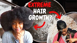 Fermented Rice Water for EXTREME Hair Growth? (VERY DETAILED)| Medium-High Porosity Type 4 Hair