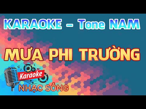 Mưa Phi Trường Karaoke - Tone Nam - Karaoke Nhạc Sống Sóc Trăng