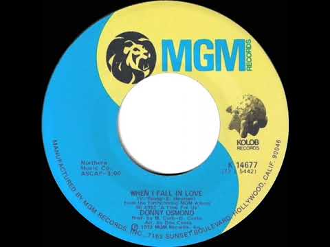 1973 Donny Osmond - When I Fall In Love